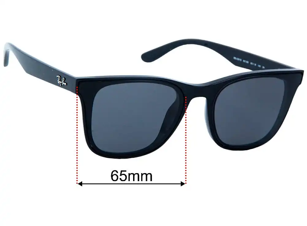 Ray-Ban RB4391D 65mm Replacement Lenses